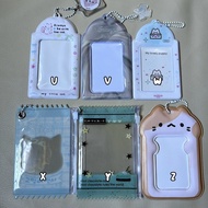 Pvc ziplock card holder character