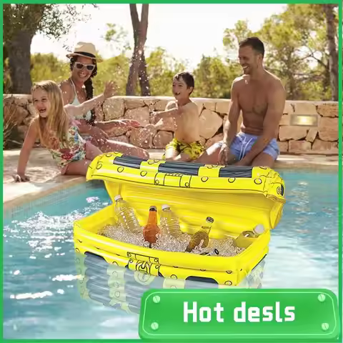 AC62-Indoor Outdoor Inflatable Ice Container PVC Beverage Cooler Treasure Box Multi-Purpose Bar Drin