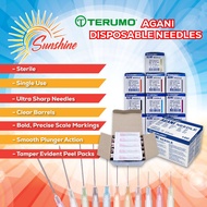 Terumo AGANI Disposable Needle 18G/ 20G/ 21G/ 22G/ 23G/ 24G/ 25G/ 26G/ 27G/ 30G /100pcs per box
