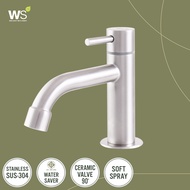 WS ก๊อกอ่างล้างหน้า ก๊อกน้ำอ่างล้างมือ Stainless304 รุ่น Teeny  WS-0402P-L