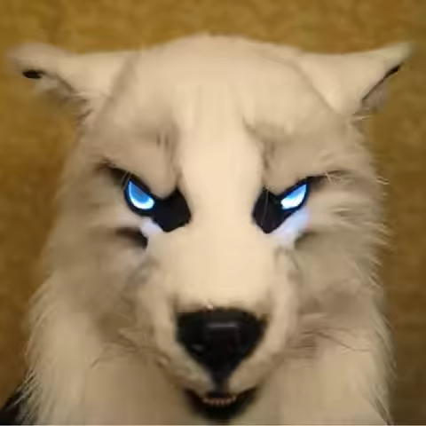 Mask Fashion Simulation Animal Werewolf Fox Lion Props Mask Carnival Party Party Halloween Hood Mask