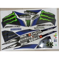 YAMAHA Y15 Y15ZR V1 V2 GP EDITION 2020 (8) STRIPE BODY STICKER !!!!