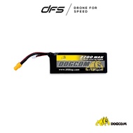 DOGCOM 2200mAh 6S 150C 22.2V LiPo Battery XT60