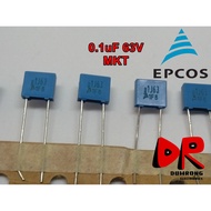 (10pcs) 0.1uF 63V 100V capacitor EPCOS MKT B32529 104