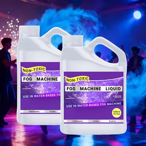 500/1000ml Fog Machine Liquid Long Lasting Odorless Water Based Machine Fluid For 400 To 1500 Watt M