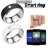 NARCIS Finger Digital Ring, Stainless Steel Wearable Connect NFC Smart Ring, Intelligent Waterproof 