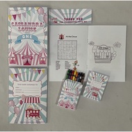 Personalized Pastel Carnival Themed Party Needs and Give Aways