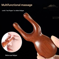 [Ready Stocks] Sandalwood Nose Massager Nose Lifter V Face Slimming Massage Tool Anti-aging Beauty T