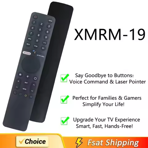 XMRM-19 Bluetooth Voice remote control replacement for Mi Tv Android 4K P1, P1E, Q1, Q1E Smart TV co