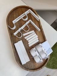 Ikea窗簾杆托架及末端裝飾