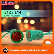 E12 / E14 Light Bulb Holder PVC Lamp Holder For LED or Normal Light Bulb Accessories Electronic Lamp