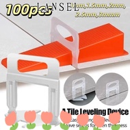 LANSEL1 100pcs Ceramic Leveler, Thickened Professional Tile Spacers,  DIY Clamp Reusable Alignment S