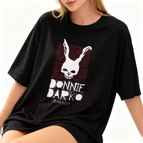 Donnie Darko T-shirt Richard Kelly Film Tee Cult Classic Movie Gift Jake Gyllenhaal Movie Tee Vintag