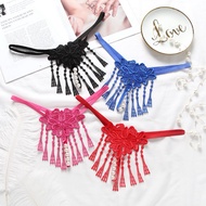 Kikidoo G string pearl slits Honeymoon split panties C09