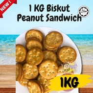 500g / 1KG Biskut Julie's Peanut Butter Sandwich Kacang Biscuit Halal