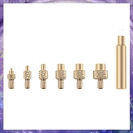 (Y W Z H)Soldering Iron Tips for Use with M2,M2.5, M3, , M5, M6 1/4 Inch, M8 Heat Set Inserts, Tip  