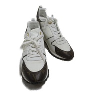 路易威登 運動鞋 運動鞋 1A4XNL Monogram 皮革帆布 白色 二手女式