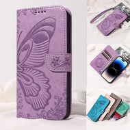 Spot Goods!Leather Case VIVO Casing for Y17 Y17S Y16 Y15 Y27 Y21 Y21S Y20 Y20S Y20A Y12A Flip Phone Case Magnetic Buckle Card Butterfly Protective Sleeve