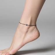 Tiny Simple Knot Super Simple Cute AB EVIL EYE Anklet