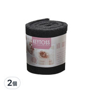 KEYTOSS 詰朵斯 MINI ME 焦炭垢專用菜瓜布 自由裁切 黑色  2個