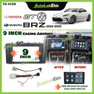 Toyota GT86 / Subaru BRZ 2022-2025 - 9 inch Casing Android with Power Socket