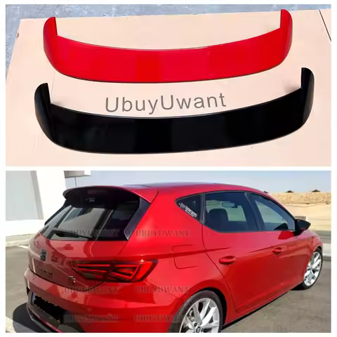 For Seat Leon MK3 5F Top Spoiler leon 5 Dr 2013 - 2020 MK3.5 5F FR For Back Gloss Windbreaker All Co