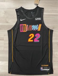 🔆熱賣現貨🔆Dri-Fit Nike Miami Heats Jimmy Butler 21-22 75周年 city edition authentic nba jersey 球員版波衫 (連原裝廣告章)
