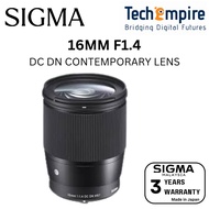 Sigma 16mm F1.4 DC DN Contemporary Lens For Sony E Mount / Fujifilm X Mount / Nikon Z Mount / Canon 