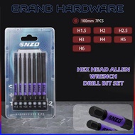 HEX HEAD ALLEN WRENCH DRILL BIT SET ALLEN SCREWDRIVER BIT MAGNETIC HEX KEY SCREWDRIVER SOCKET