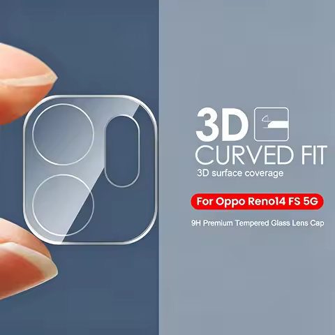 HD Clear 3D Tempered Glass Camera Protector For Oppo Reno14 FS Reno 14 Pro 14F Reno14F Reno14FS 5G 9