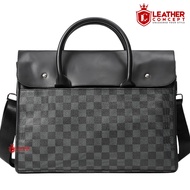 Men's Leather Sling Bag, Men's Leather Work Bag, CAESAR Men's Work Bag