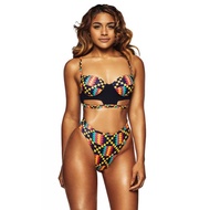 High Waist Bikini Set Form-Fitting Beautiful Push-Up