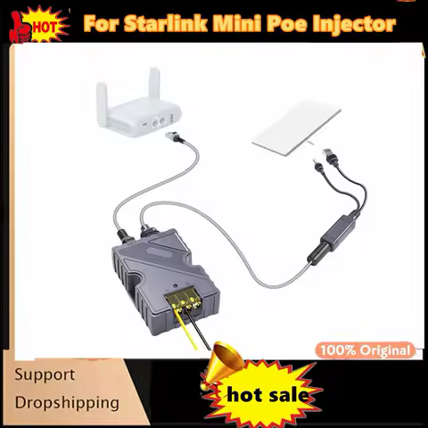 For Starlink Mini Poe Injector DC Boost Converter From For Starlink Dish V2 Internet Kit To Router P
