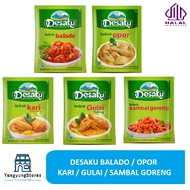 Desaku Instant Cooking Seasoning Powder Balado/Curry/Opor/Gulai/Fried Sambal 12.5 Grams