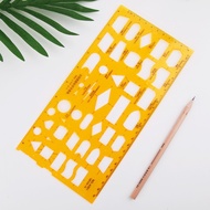 STBL* K Resin Flow Chart Symbol Drafting Template Ruler Stencil Measuring Tool S