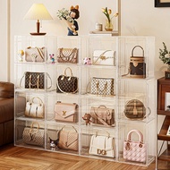 Maxvaluesg® Full Acrylic Handbag Organiser Bag Display Storage Box Transparent