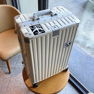 Exported to Japan Aluminum Frame Trolley Case Men Women Luggage 67cm Boarding Case Universal Wheel S