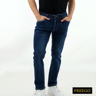 Freego Mens Denim Long Pants Slim Tapered Fit Stretch GSB23-0031