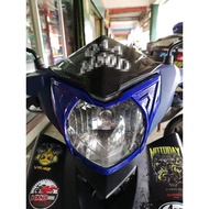 [ Y15 V1 LC135 ] Head Lamp Cover Y15 Y15ZR V1 135LC LC135 V2 V3 V4 V5 V6 Cover Lampu Depan HeadLamp 