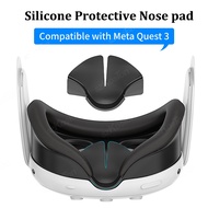 Silicone VR Lens Cover Nose Pad for Meta Quest 3 VR Glasses Facial Interface Bracket Anti-Leakage Nose Pads for Meta Quest 3 Accessories