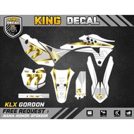 Decal KLX GORDON KLX BF KLX OLD KLX S DECAL KX CUSTOME DECAL 06