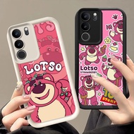 Q-12 Lotso Black white Case for VIVO IQOO Z9 Y200 U5X T3 Y300 Y19S Pro Lite 5G