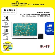 [TV BUNDLE] 65" The Frame LS03B QLED 4K Smart TV + HW-S800B/S801B | Free Google nest hub