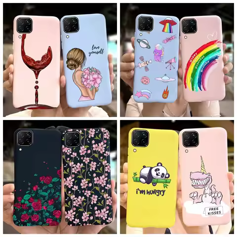 For Huawei P40 Lite Case Huawei P40 Lite E Phone Case Lovely Silicone Soft TPU Bumper For Huawei P 4