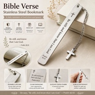 Bible verse stainless steel bookmark Christian bookmark