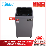 [DELIVERED BY SELLER] Midea MFW-EC950 9.5KG Fully Auto Washing Machine / Washer / Mesin Basuh