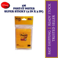 3M POST IT NOTES SUPER STICKY (3 IN X 4 IN)