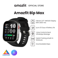 [NEW] Amazfit Bip Max 46mm 1.91"Smartwatch Large Color Display 10 Days Battery Life SpO2 100 sports 