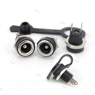 5.5x2.1mm 5.5x2.5mm DC Female Panel Mount Power Jack Socket Supply Connector Plug Adapter 2 Terminal