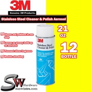 COMBO 1CTN / 12BTL 3M™ Stainless Steel Cleaner & Polish 21 oz (600 grams)/ ***DO NOT DELIVER to EAST